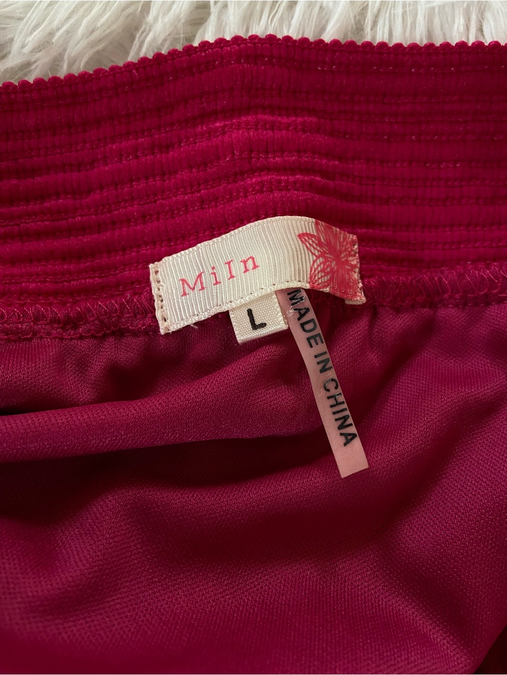 Fuchsia Lace-Trim Pencil Skirt - Women's - Picture 7 of 7